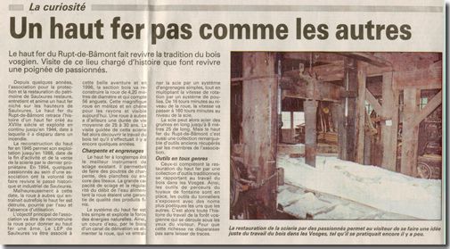 Article de presse